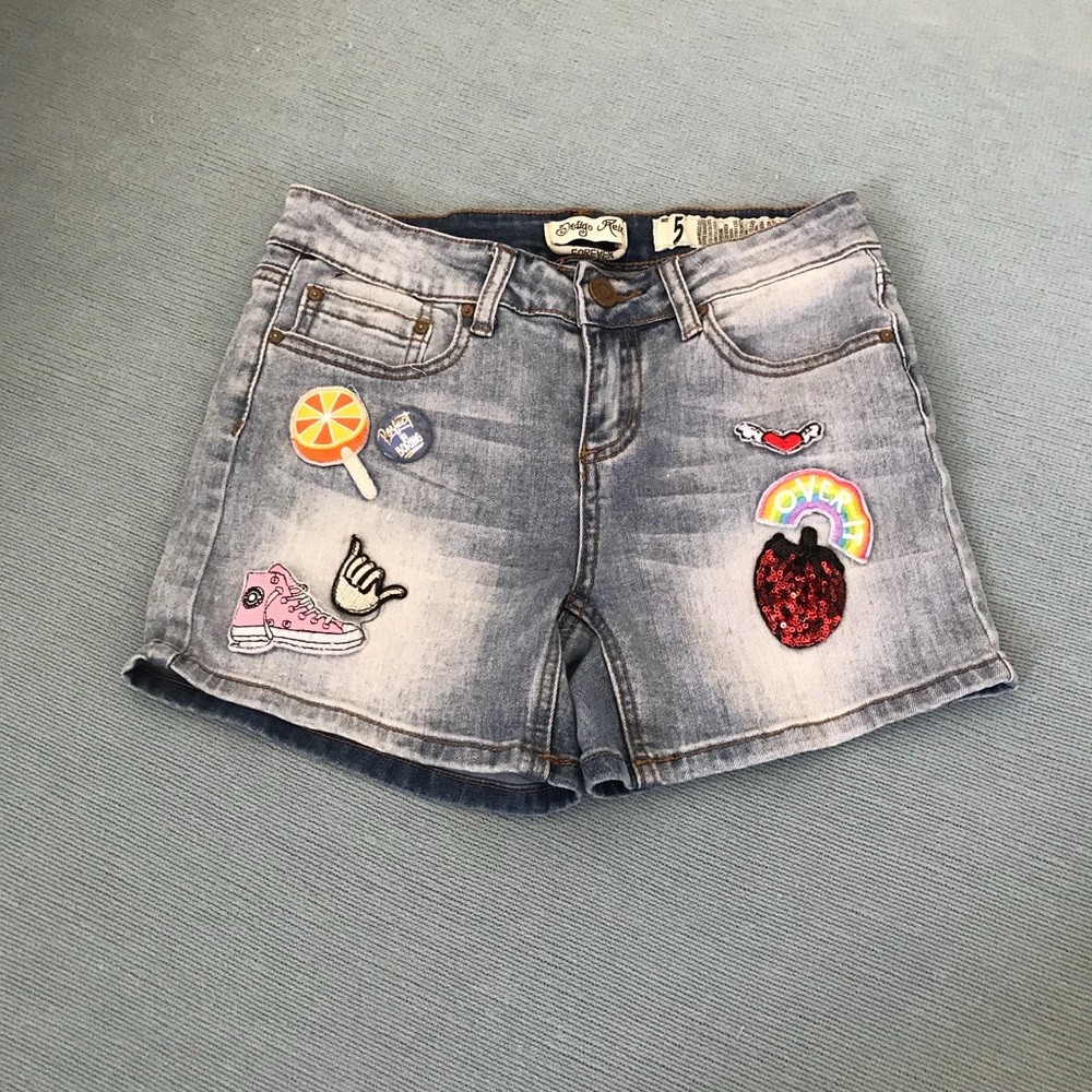 Indigo rein shorts